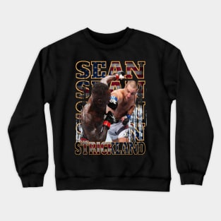 sean strickland fight Crewneck Sweatshirt